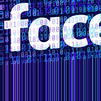distorted facebook logo