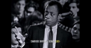 James Baldwin during his debate with William F. BUckley, Cambrudge, 1965