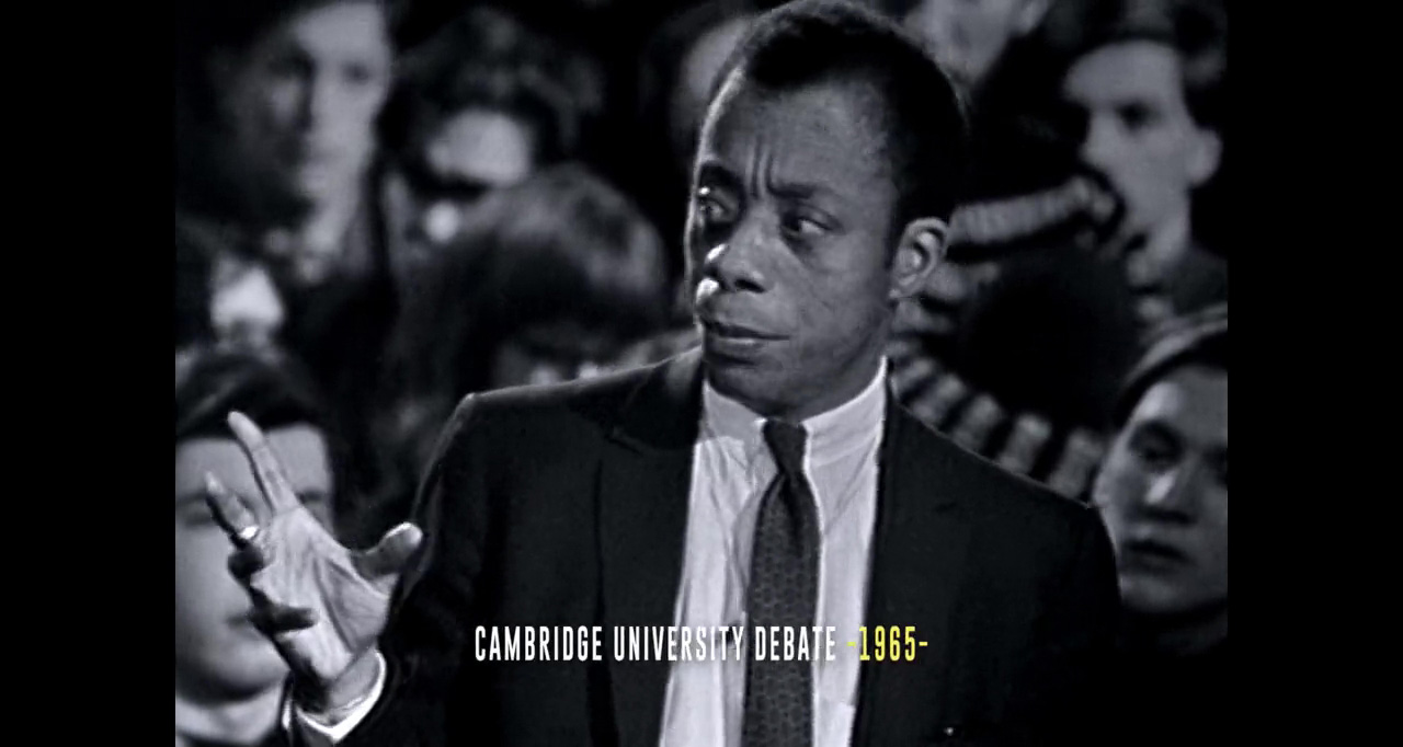 James Baldwin during his debate with William F. BUckley, Cambrudge, 1965